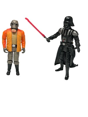 Star Wars 2000 s Action Figure Lot 04 Darth Vader & 02 Saga Ponda
