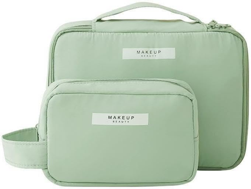 Aucuu Kosmetiktasche, Wasserdichte Make-Up-Tasche, Reise Schminktasche, Tragbar - Bild 10 von 11