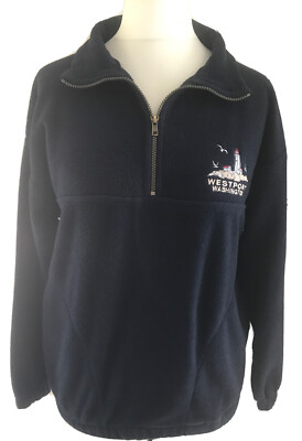 Tahoe Activewear Fleece Shirt Pullover S Dunkelblau Blau Westport Washington