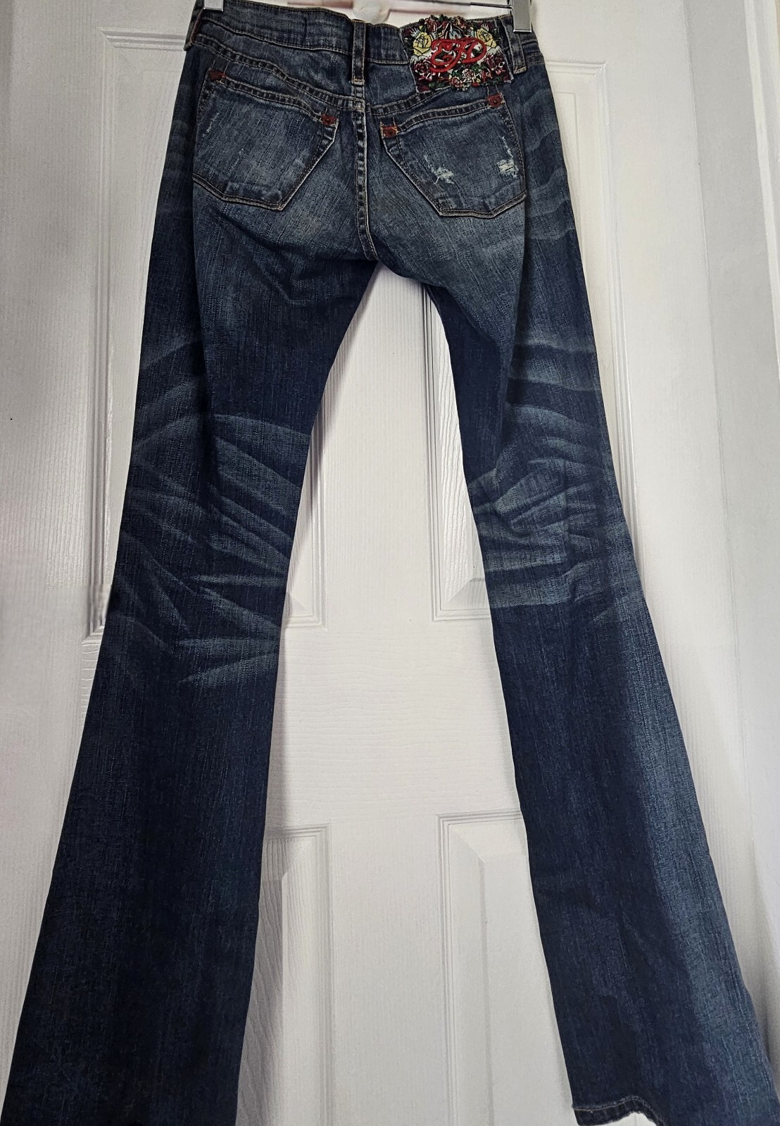INSANE and Super Rare Vintage 'Ed Hardy' Y2K - 2000's Jeans image 2