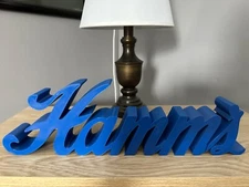 Hamm's 1940's - 50's Style Letters - Large - 3D Printed - Man Cave - Tap Room