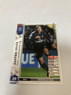 2017-18 Panini WCCF Kylian Mbappe PSA 9 MINT キリアン・ムバッペ