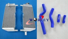 Aluminum Radiator & Hose for YAMAHA YZ250 YZ 250 1996-2001 97 98 1999 2000 BLUE