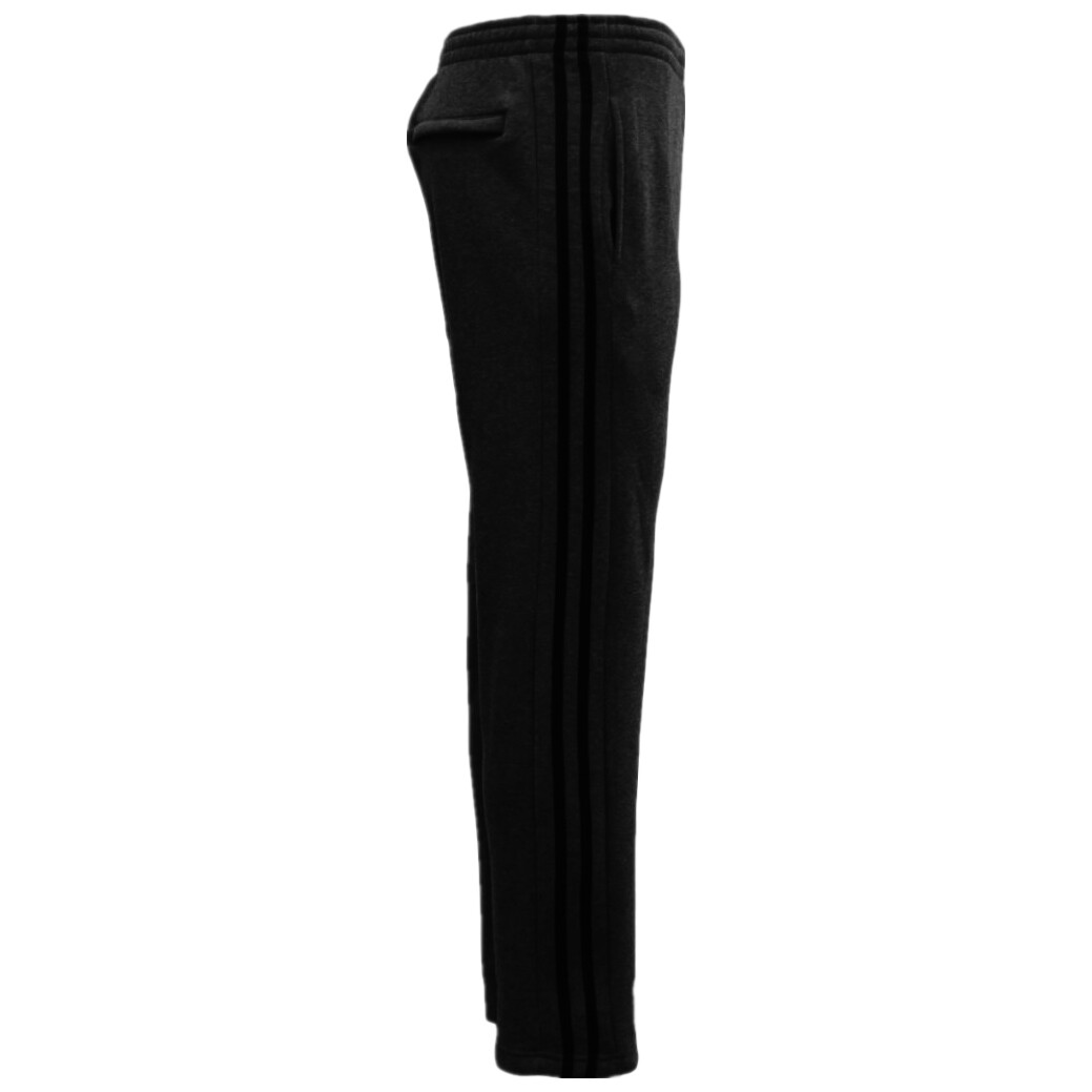 Men's Fleece Casual Sports Track Pants w Zip Pocket Striped