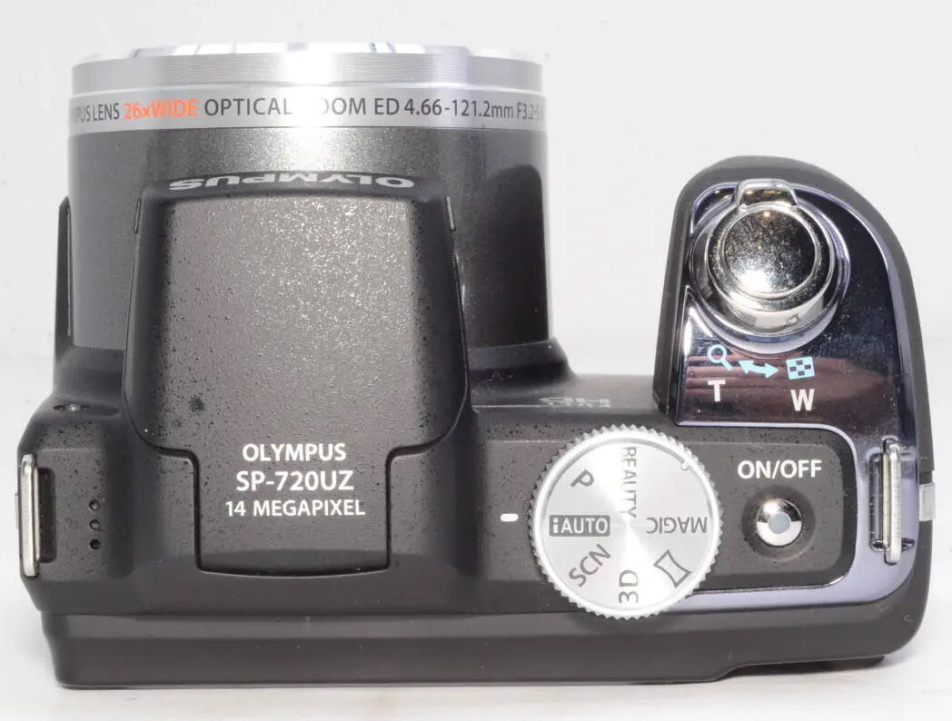 OLYMPUS SP-720UZ (良品） Olympus SP-720UZ SP720 UZ Black 14 MP Cmos 26X Optical Zoom