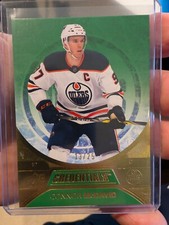 2021-22 UD Credentials Connor Mcdavid Green #13/25 Rare SSP