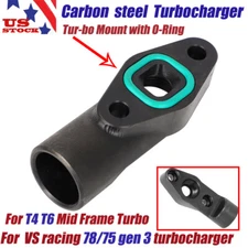 Turbo Mount T4 T6 Mid Frame 10AN ORB Drain, For VS racing 78 / 75 gen 3 W/O Ring