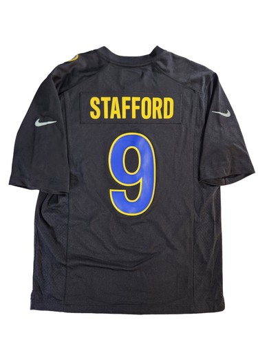Nike Los Angeles Rams Matthew Stafford Superbowl 56 Jersey Men's L New No Tags - Picture 11 of 11
