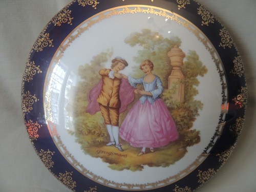 Limoges collectible porcelain big bowl with lid fabrique et Decore France - Picture 11 of 12