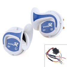 12v 115db Electric Siren Loud Air Snail Horn 18 Sounds For Car Motorcycle Truck