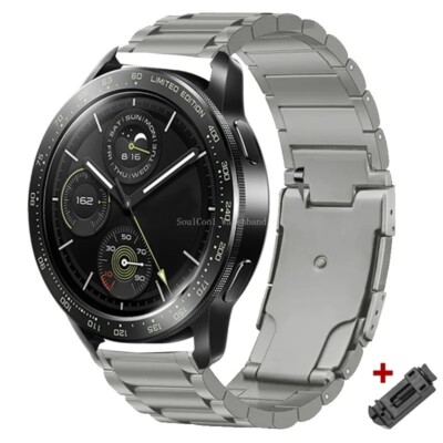 Titanium Metal Bracelet Strap For Xiaomi Watch S2 S3 S1 Pro Active