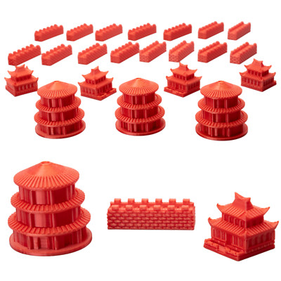 China Civilization for Catan Board Game Replacement Player Sets Tokens