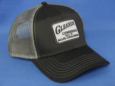 Gleaner Combines Hat - Black With Dark Gray Mesh - Snapback - Trucker