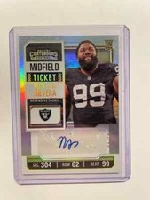 2023 Panini Contenders Nesta Jade Silvera #305 Midfield Ticket Auto RC # 34/50
