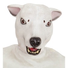 LATEX POLARBÄR MASKE Bärenmaske Eisbärmaske Bären Maskottchen Kostüm Deko 96632