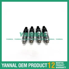 4pcs Fuel Injectors 16454-53900 for Kubota V2203 V2003 V1903 D1703 Engine