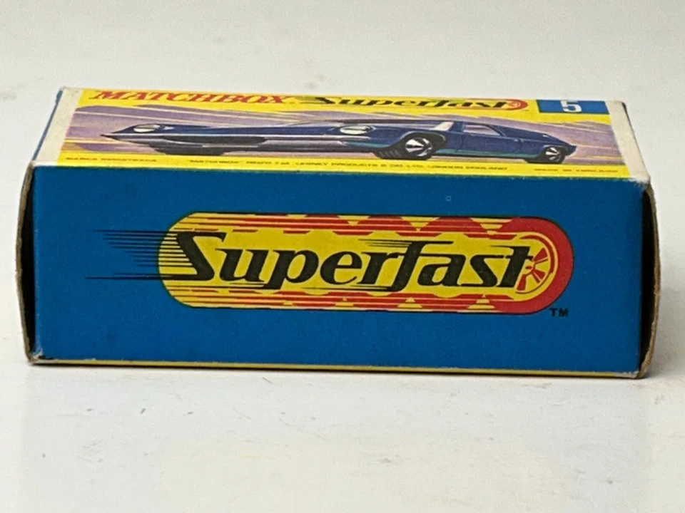 Matchbox Superfast No. 5 Lotus Europa with Original Box, Nice - Image 4 of 4