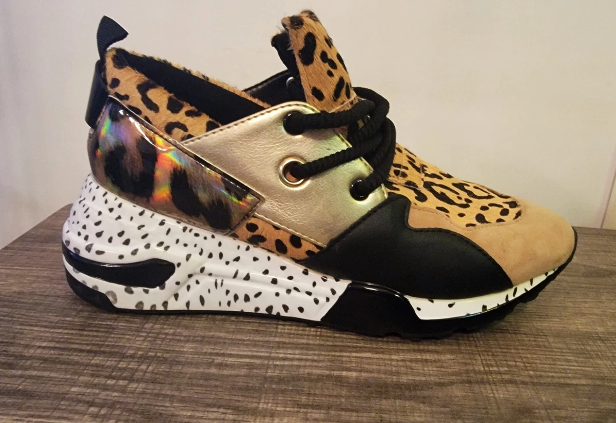 Australsk person prioritet spurv Steve Madden-Women&#039;s Leopard Print Cliff Sneakers size 8M | eBay