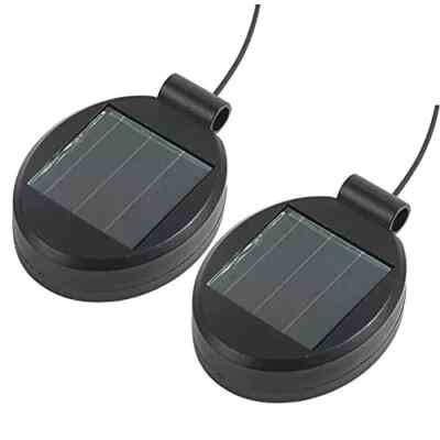 2 Pack Solar Light Replacement Top Part Panel for Outdoor Hanging Lanterns - Sol