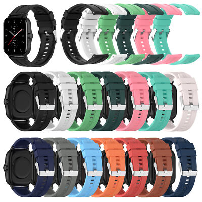 Replacement Silicone Watch Band Strap For Huami Amazfit GTS 2/2e /GTS /GTR 42MM