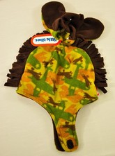 boy's Little Tikes cap one size fits all camoe design ear overs includes mittens
