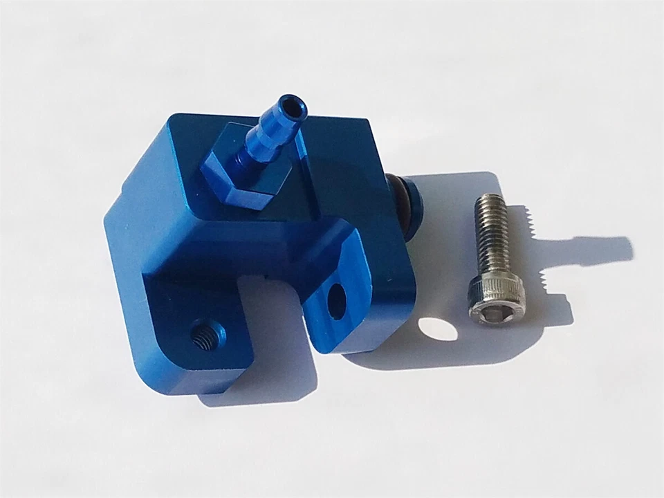 DFJ Performance 铝制涡轮增压龙头蓝色适用于大众/奥迪 TSI Gen 3 大众 — 第 2/3 张图片