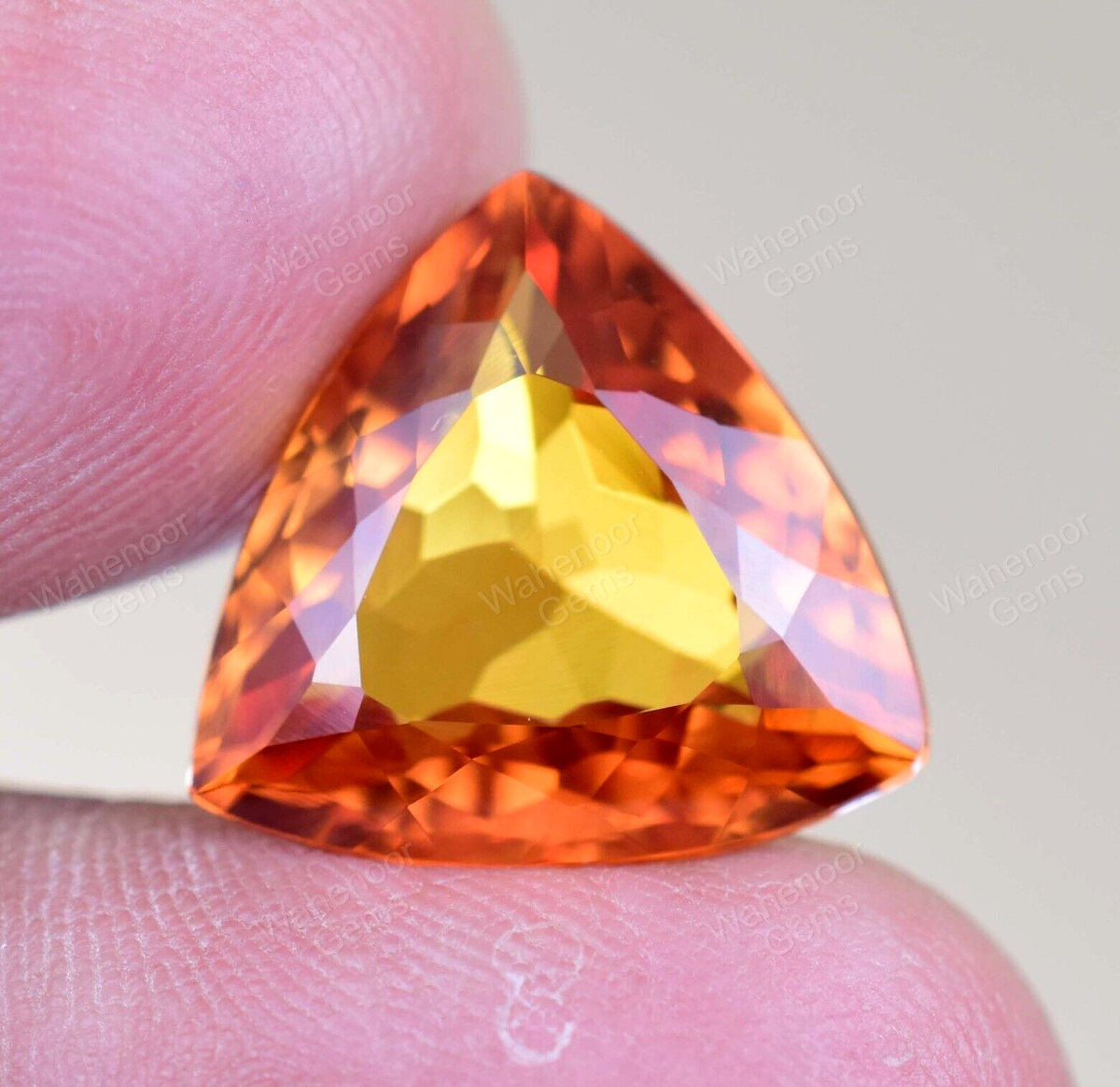 FLAWLESS Natural Imperial Topaz 12.05 Ct Untreated Certified Loose