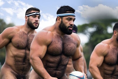MALE PORTRAIT #0625-685 -rugby men series - free shipping in usa | eBay