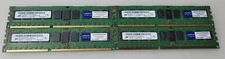 Micron 16GB Lot of 4 X4GB 2Rx8 PC3-10600R MT18JSF51272PDZ-1G4D1DD Server Memory