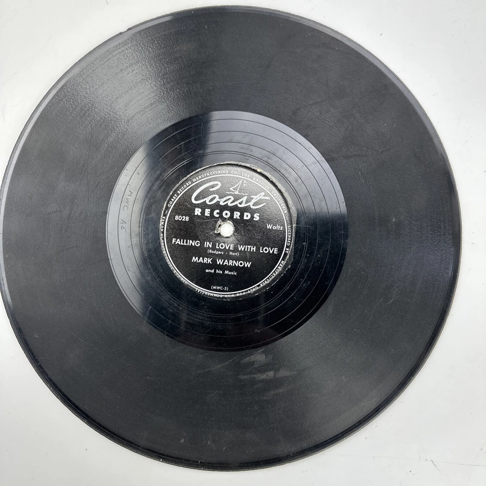 Mark Warnow Falling In Love / Blue Danube 78 RPM 10" Record - Image 3 of 4