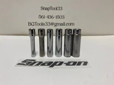 Snap-On 6pc 1/4" Drive 6-Point SAE Flank Drive® Deep Sockets