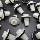 10pcs Bumper Grommet W/ Sealer M4.8 (#10) Screw Size Fits For Nissan 63846-5V000
