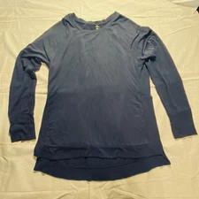 Active Life Top/Blouse/Shirt, XL, Navy or Dusty Blue, long sleeve