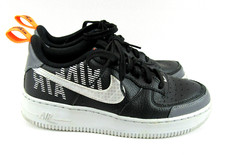 Nike Air Force 1 LV8 2 GS Black Grey Under Construction BQ5484 001 Size 6Y