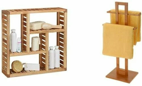 Scolapiatti e sostegni da cucina Relaxdays in legno