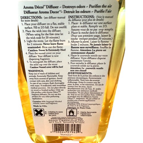 Greenleaf Vanilla Diffuser Oil 16.9oz Refill - Picture 5 of 5