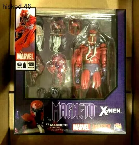 Medicom Toy MAFEX No.128 X-MEN Magneto Figure MARVEL Comic Ver. AOA Age Japan FS