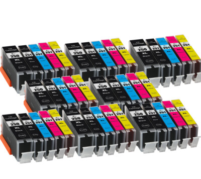40P Printer Combo Ink for PGI-250 CLI-251 Canon Pixma MG6620 MX922 iX6820 iP7220