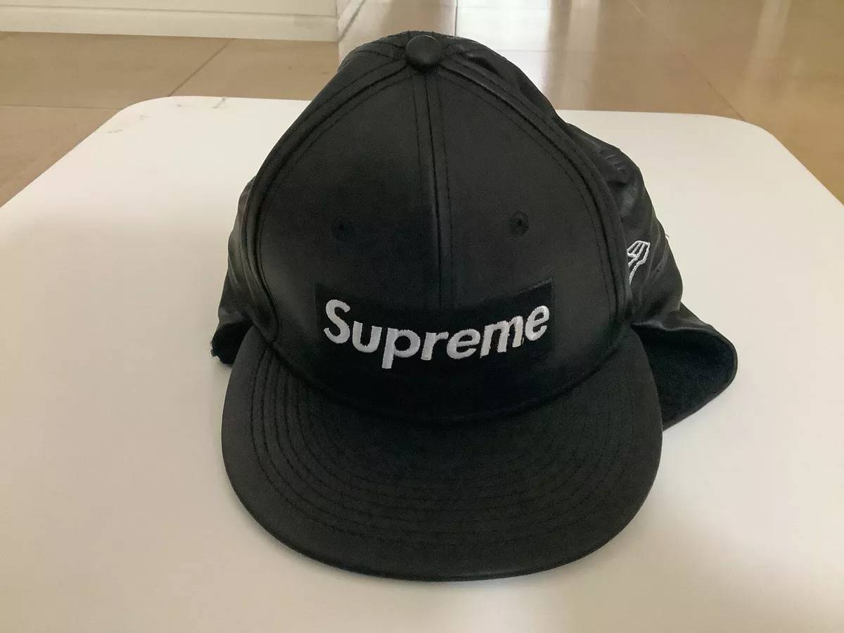 7-5/8 Supreme Earflap New Era （Black）-