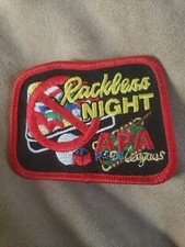 APA Leagues Rackless Night Patch - American Poolplayers Association