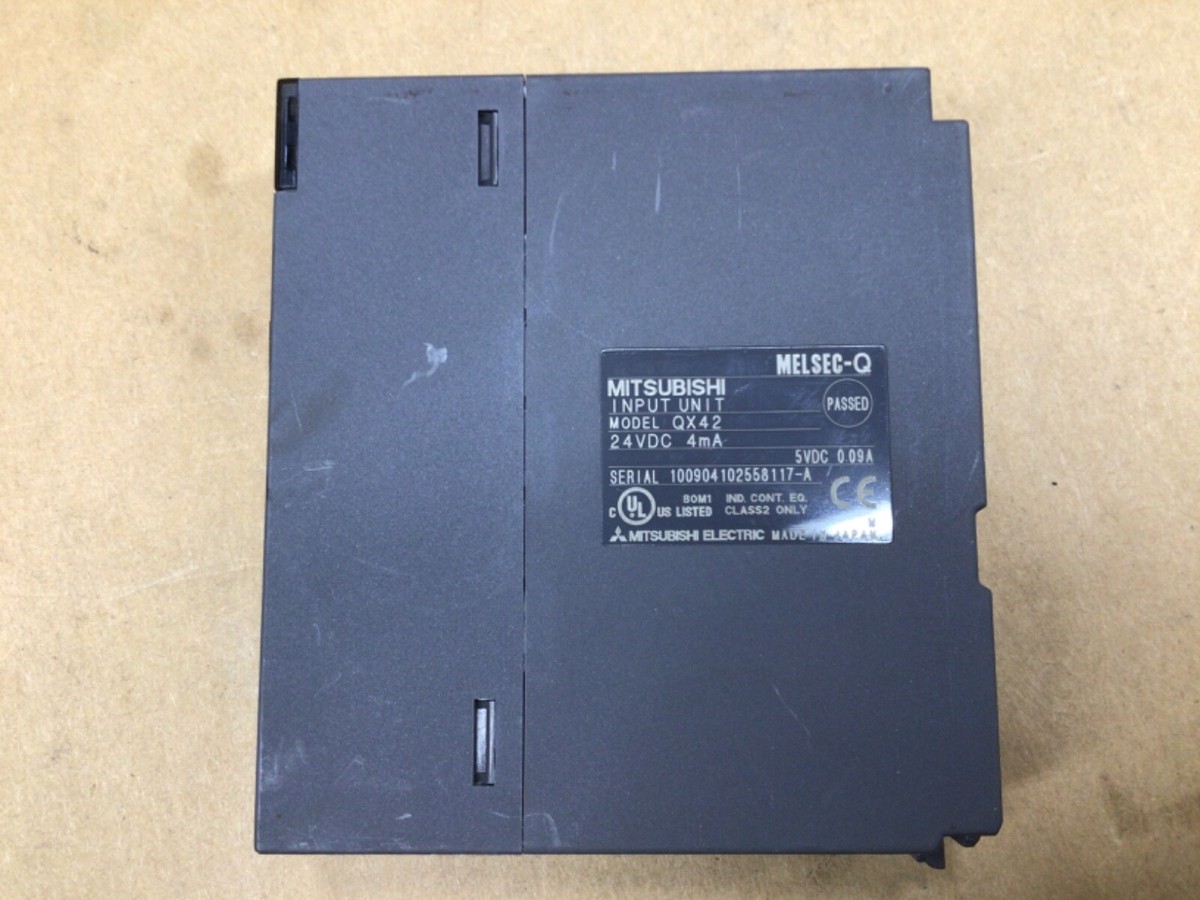 Mitsubishi QX42 Input Unit Module 24VDC Melsec-Q #4022L10AD | eBay