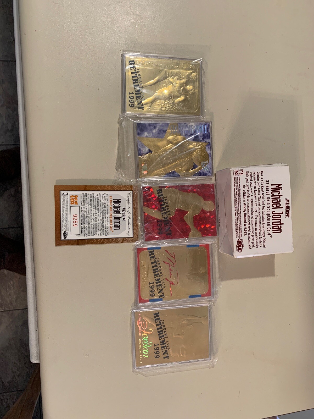 23 karat gold michael jordan card worth