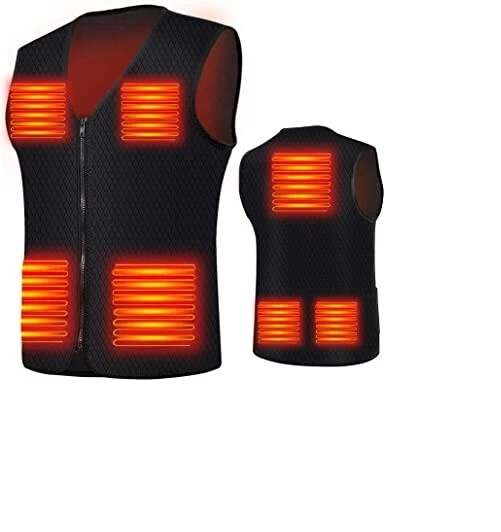 vansmago Heated Vest Man/Women,Electric Heating USB Rechargeable,Washable XL