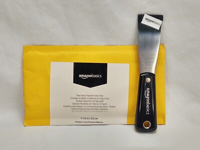 Amazon Basics 1-1/2'' Flex Nylon Handle Putty Knife