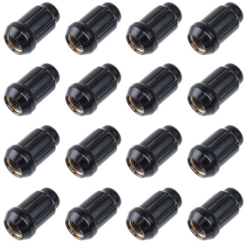 Motosport Alloys Spline Drive Tapered Lug Nut 12mmx1.25mm Thread Pitch Black 16
