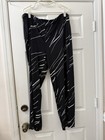 London Times Alfani 2pc Black/White Abstract Knit Blouse & Pants Set 2X 20W — photo 2
