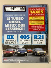 Revue/ Magazine L'Auto Journal n°7 (n°8807) Avril 1988