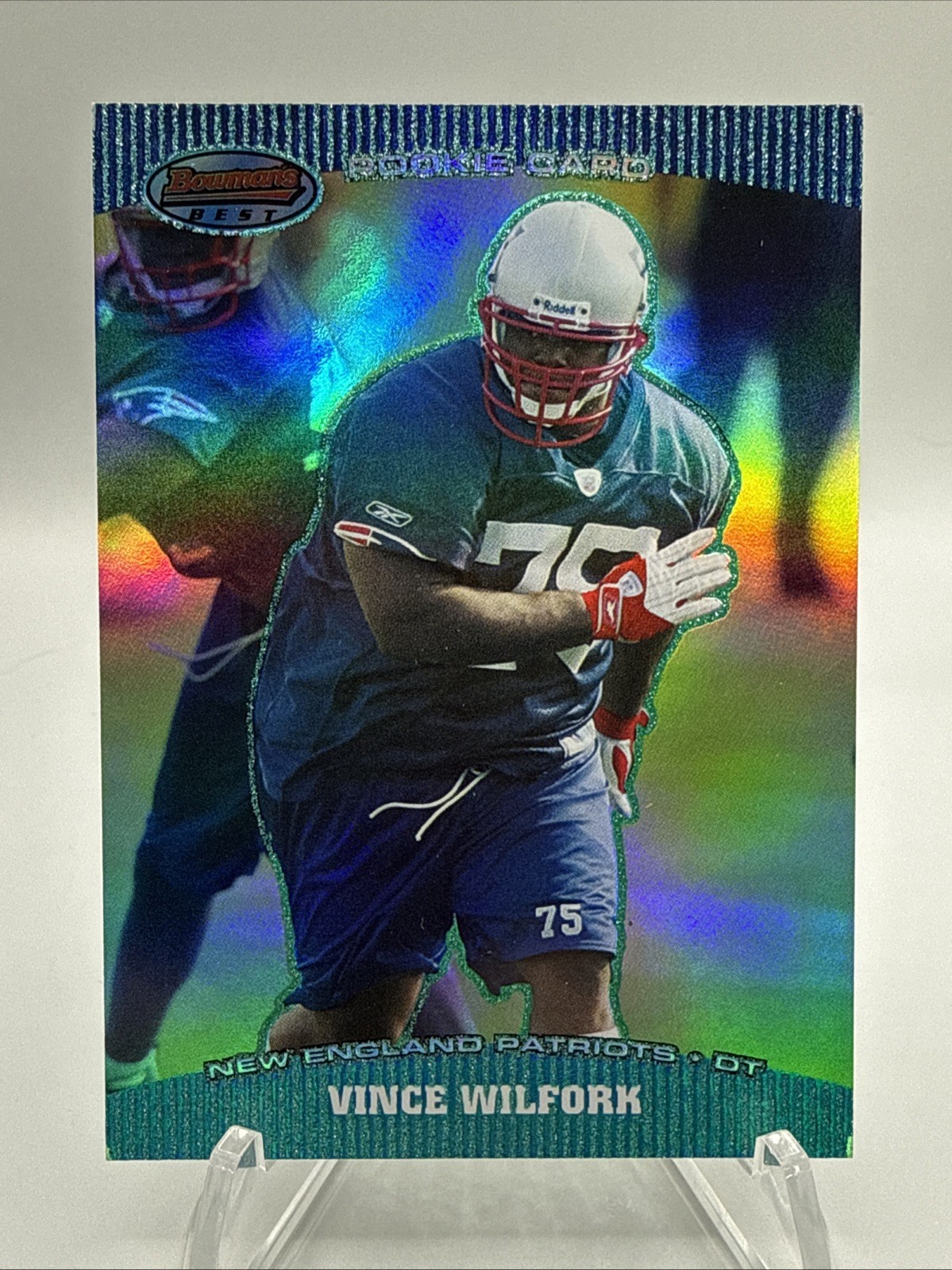 Vince Wilfork Bowman's Best #87 Green