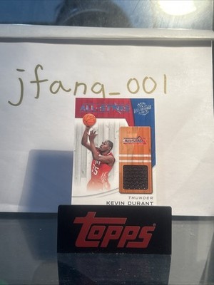 Panini 2011 Season Update - Kevin Durant - ALL STAR Relics/Patch - Game Worn