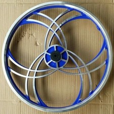 New Pair of 20" Bicycle Mag Wheels Set 6 SPOKE BLUE FOR GT DYNO HARO FAST SHIP